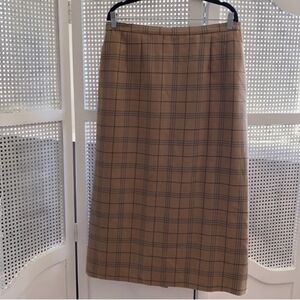 Vintage Pendleton virgin wool midi pencil skirt